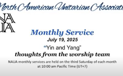 July 19, 2025 Service -Yin and Yang