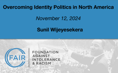 Nov. 12, 2024 – Overcoming Identity Politics in America: The Organization FAIR