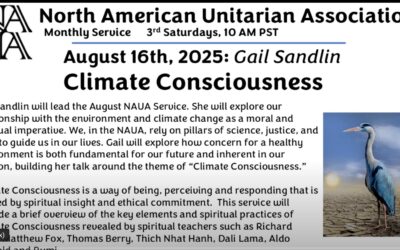 Climate Consciousness – Aug. 2025 Monthly Service