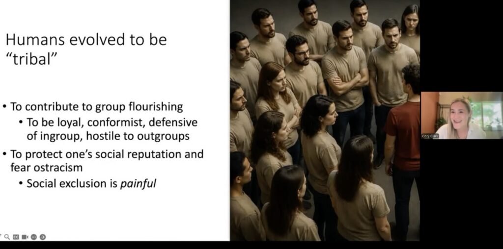 Aug. 9, 2026: Tribalism, Political Bias, and the Search for Truth by Dr. Cory Clark